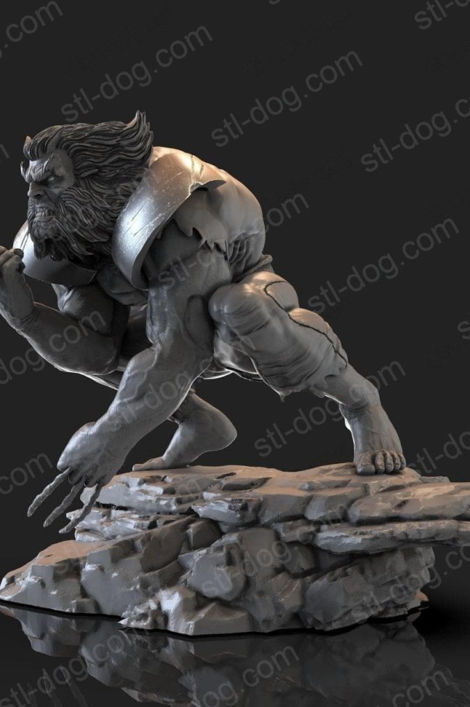 野生金刚狼(Wild Wolverine) 3D打印图纸